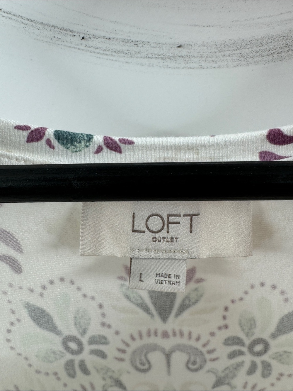 LOFT Boho Floral Border Print Sleeveless Dress – Women’s Large - Picture 4 of 8